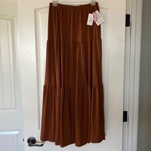 COPY - LuLaRoe Poppy Skirt Tiered Boho Maxi Skirt NWT Size XS New Super Soft We…